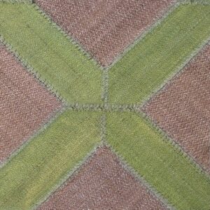 Contemporary American hooked rug, design KC_1N