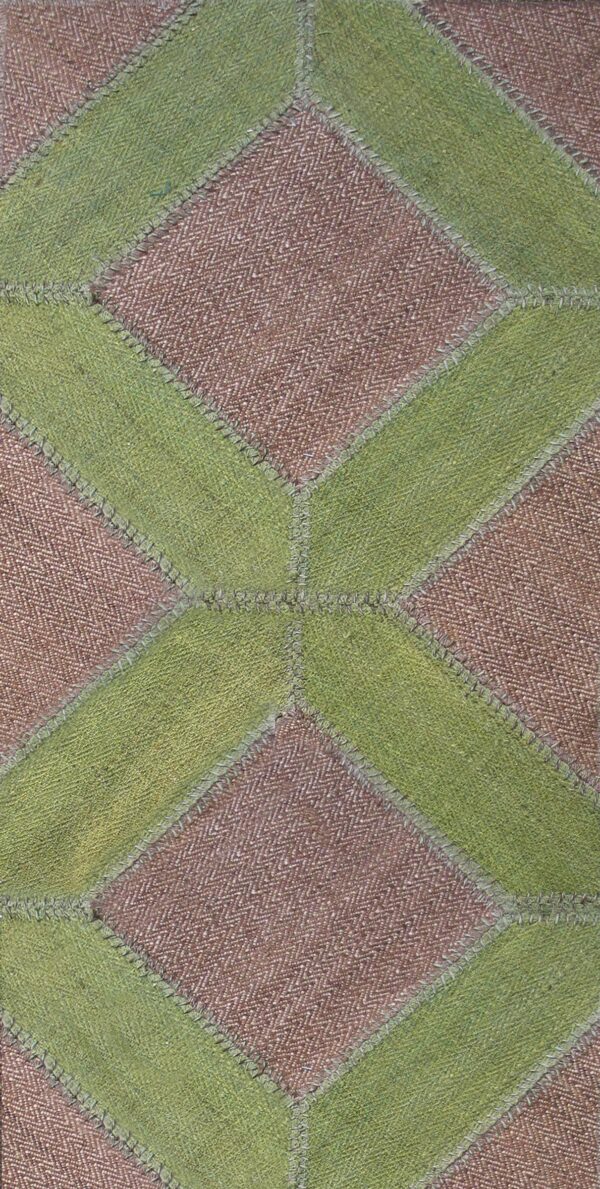 Contemporary american hooked rug, design kc_1n