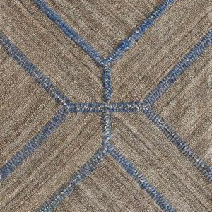 Contemporary American hooked rug, design KC_1T