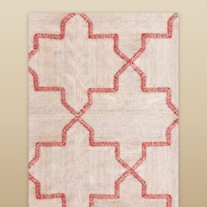 Contemporary American hooked rug, design KC_23C