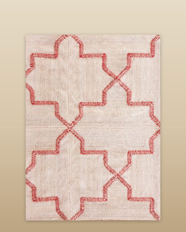 Contemporary american hooked rug, design kc_23c