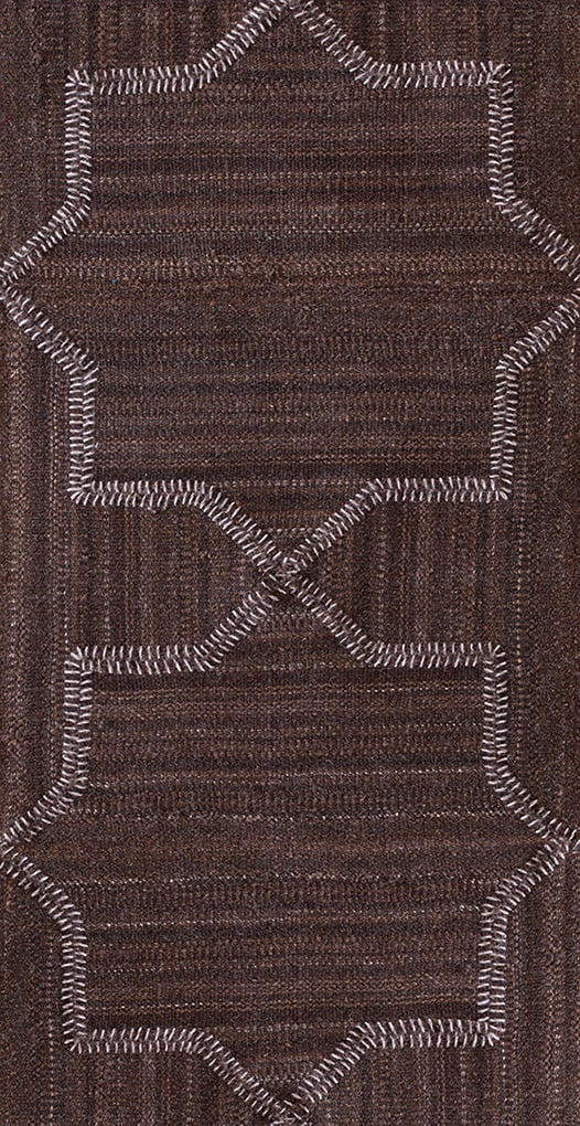 Contemporary kouhi flat weave rug, design kc_23d 1 Contemporary american hooked rug, design kc_23d