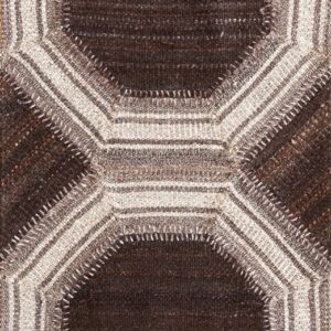 Contemporary American hooked rug, design KC_25
