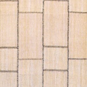 Contemporary American hooked rug, design KC_2H