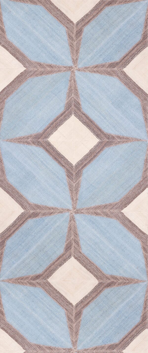 Contemporary american hooked rug, design kc_34