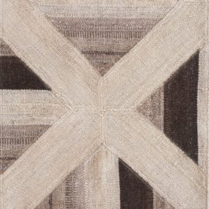 Contemporary American hooked rug, design KC_36
