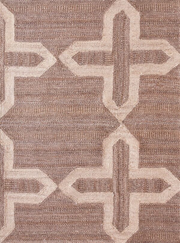Contemporary american hooked rug, design kc_39