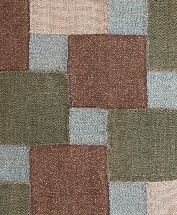 Contemporary kouhi flat weave rug, design kc_41 1 Contemporary american hooked rug, design kc_41