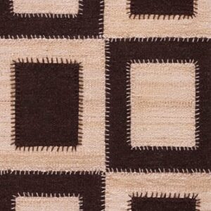 Contemporary American hooked rug, design KC_8