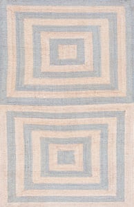 Contemporary American hooked rug, design KC_9D