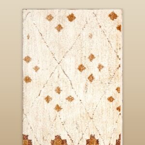 Contemporary American hooked rug, design M5001