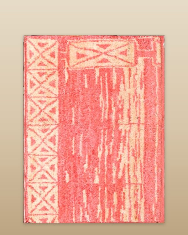 Contemporary moroccan style rug, design m5002 1 Contemporary american hooked rug, design m5002