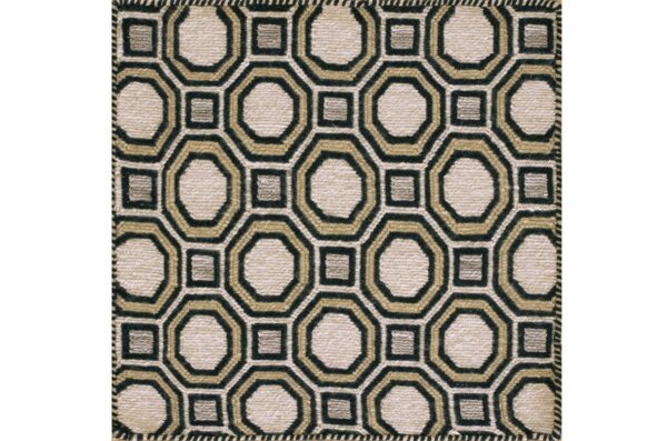 Contemporary mosaique rug, design m6002 1 Contemporary american hooked rug, design m6002