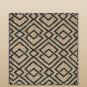 Contemporary American hooked rug, design M6003