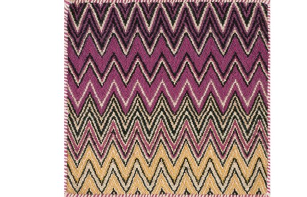 Contemporary mosaique rug, design m6004 1 Contemporary american hooked rug, design m6004