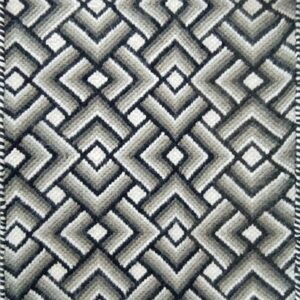 Contemporary American hooked rug, design M6005