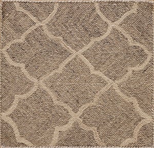 Contemporary American hooked rug, design M6017