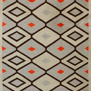 Contemporary American hooked rug, design N10008