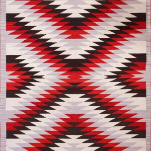 Contemporary American hooked rug, design N10010