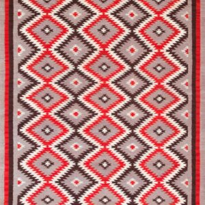 Contemporary American hooked rug, design N10021