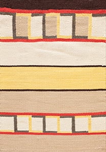 Contemporary American hooked rug, design N10027C