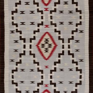 Contemporary American hooked rug, design N10028B