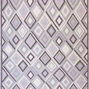 Contemporary American hooked rug, design N10028B