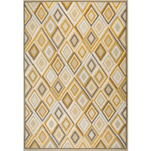 Contemporary American hooked rug, design N10028D