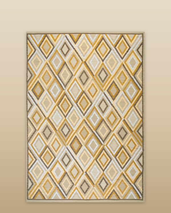 Contemporary southwestern style flat weave rug, design n10028d 1 Contemporary american hooked rug, design n10028d