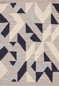 Contemporary American hooked rug, design N10029A