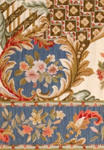 Contemporary American hooked rug, design N2001C