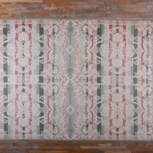 Contemporary American hooked rug, design N2004