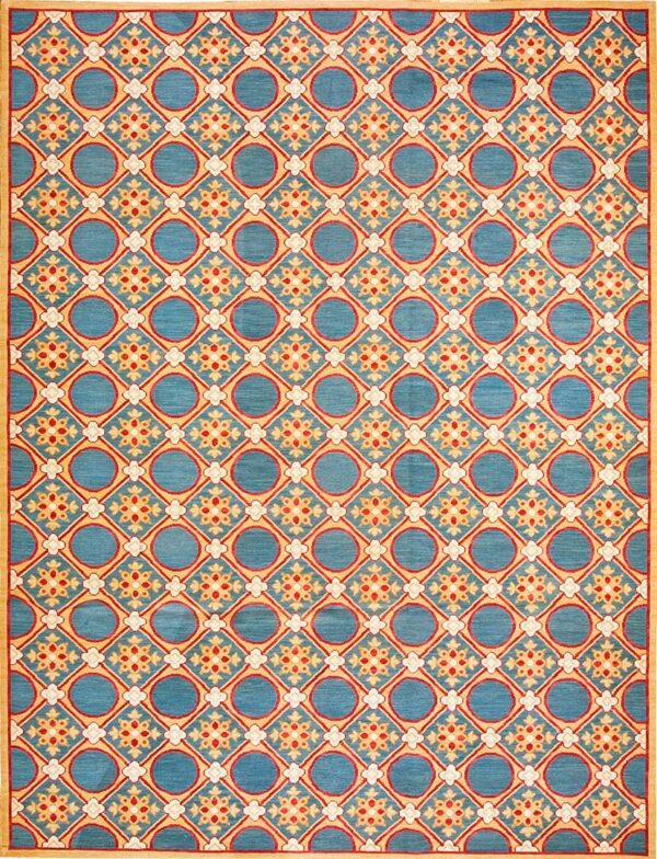 Contemporary needlepoint rug, design n2006 2 Contemporary american hooked rug, design n2006