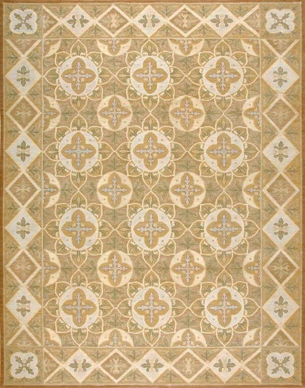 Contemporary american hooked rug, design n2008