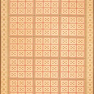 Contemporary American hooked rug, design N2009C