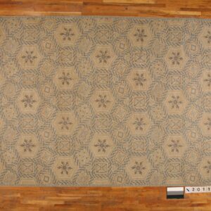 Contemporary American hooked rug, design N2011