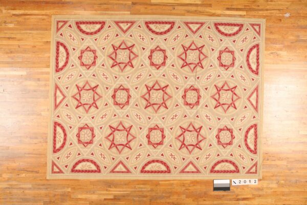 Contemporary american hooked rug, design n2012