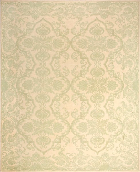 Contemporary needlepoint rug, design n2014f 1 Contemporary american hooked rug, design n2014f