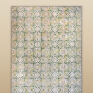 Contemporary American hooked rug, design N2015