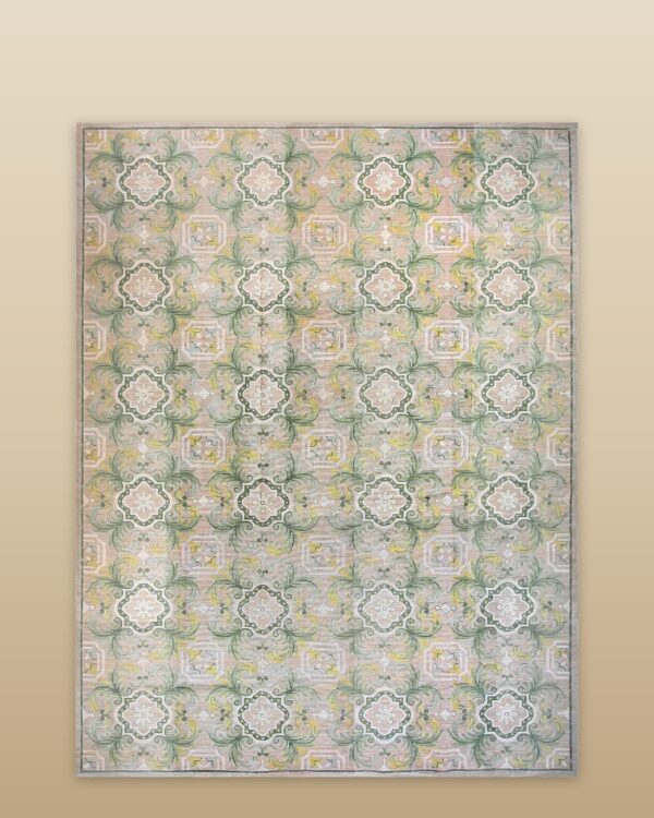 Contemporary needlepoint rug, design n2015 1 Contemporary american hooked rug, design n2015