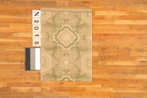 Contemporary needlepoint rug, design n2015b 1 Contemporary american hooked rug, design n2015b