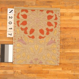 Contemporary American hooked rug, design N2017