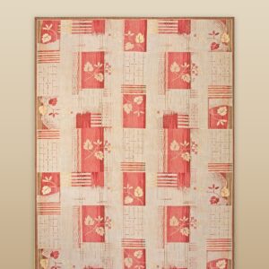 Contemporary American hooked rug, design N2018