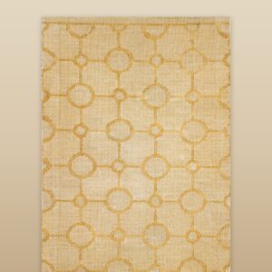 Contemporary American hooked rug, design N2019