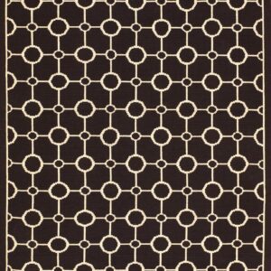 Contemporary American hooked rug, design N2019I