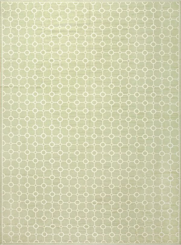 Contemporary needlepoint rug, design n2019j 1 Contemporary american hooked rug, design n2019j