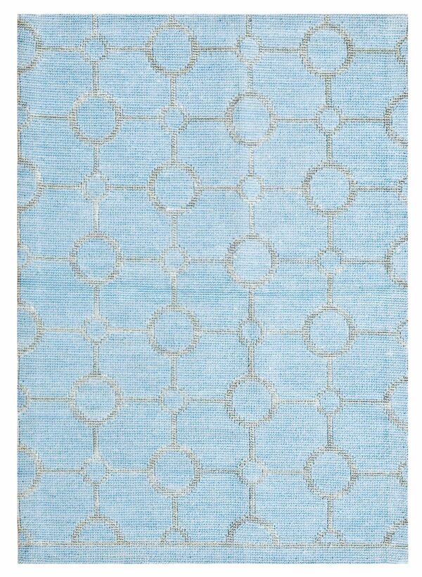 Contemporary needlepoint rug, design n2019k 2 Contemporary american hooked rug, design n2019k