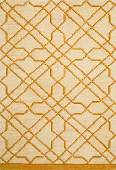Contemporary needlepoint rug, design n2022b 1 Contemporary american hooked rug, design n2022b