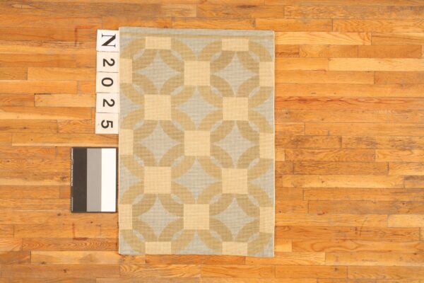 Contemporary needlepoint rug, design n2025 1 Contemporary american hooked rug, design n2025