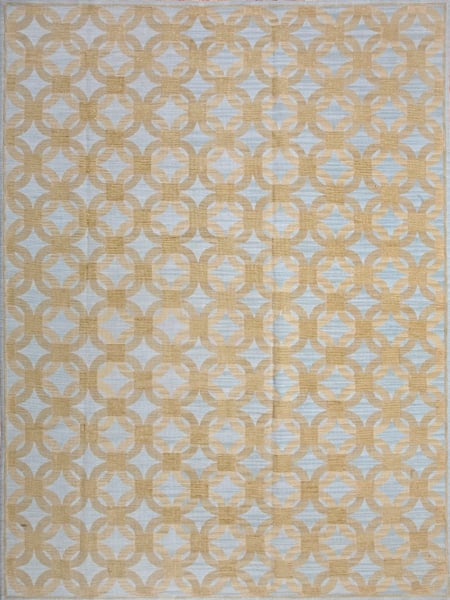 Contemporary needlepoint rug, design n2025b 1 Contemporary american hooked rug, design n2025b